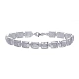 Mother Of Pearl Bracelet in Sterling Silver