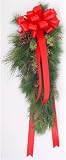 Door Swag-Long Needle sugar pine crescent