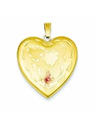 Genuine .925 14K Gold Filled 4-Frame Heart Locket 5.7 Grams. 100% Satisfaction Guaranteed.