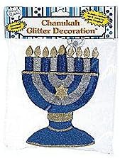 Rite Lite Hanukkah Menorah Glitter Decoration - 1/pkg