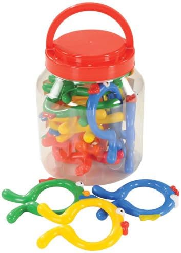 EdushapeLtd Fishies Plastic Links - 16 Piece