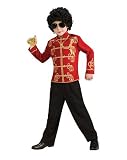 Child Michael Jackson Red Military Jacket