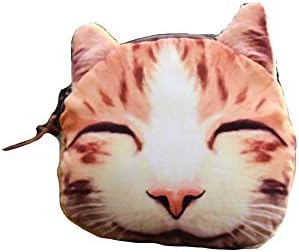 New Cute Cat Face Zipper Case Coin Purse Female Wallet / Child Purse Makeup Buggy Bag Pouch (3)