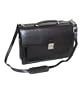 Brown Leather Laptop Case Holder Computer Bag