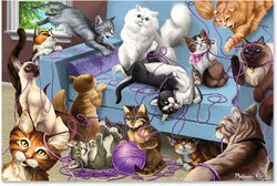 Melissa And Doug 200 Pieces Feline Fun Jigsaw