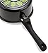Ecolution Artistry Nonstick Sauce Pan, Easy To Clean, Comfortable Handle, Even Heating, Dishwasher Safe Pots and Pans, 2-Quart, Black