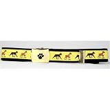 Boxer Breed Belt Yellow - Adjusts to 44 inches