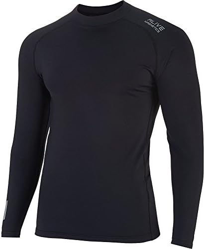 AL1VE Ignite Compression Mock Long Sleeve Running Top - Men's