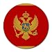 Montenegro Flag Round Mouse Pad