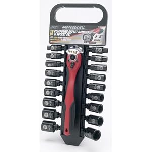 Performance Tool W38337 19 Piece 3 8 Drive SAE and Metric Laser Etched 6 Point Socket Set... by Performance Tool
