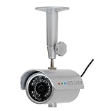 VideoSecu Outdoor Indoor Imitation Security Camera Fake IR Style Dummy CCTV Camera 1RE