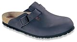 Birkenstock 060331 Boston 39 EU Basalt Nubuck Leather