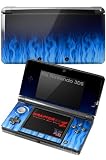 Nintendo 3DS Skin - Fire Blue