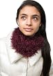 Handmade Neckwarmer - Festive Tahoe Wine (100% Knitted By Hand)