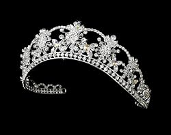 Swarovski Crystal Rhinestone Wedding Tiara Crown Headpiece for Bride 167