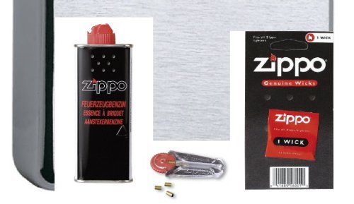 ORIGINAL ZIPPO Nachfüll-Komponenten Benzin+Flints+Docht