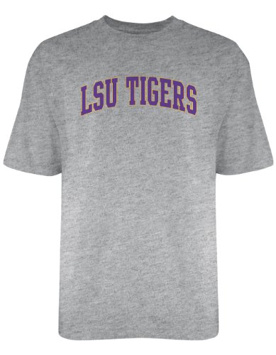 NCAA LSU Tigers Licensed T-Shirt, X-Large, Dark Ash