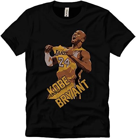 nolimito Men's Kobe Bryant T-shirt, Tshirt Black Small