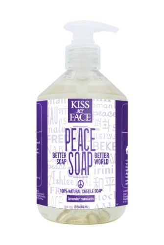 Kiss My Face Peace Soap, All Purpose Castile Soap, Lavender Mandarin, 17 Ounce