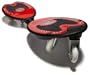 WhipTide Dual Deck Caster Carve Board, Red
