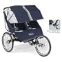 Baby Jogger Performance Jogging Stroller - Double 20 in. (Navy/Yellow)