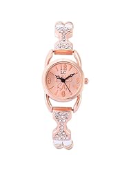 Yesurprise New Fashion Rose Gold / Silver Stainless Steel with Leather Crystal Bracelet Bangle Quartz Womens Lady Wrist Watch Gift #5