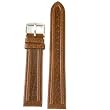 Watch Band Long Brown Leather Padded Stitched Mens 18 millimeter Watch Band Long Brown Leather Padded Stitched Mens 18 millimeter