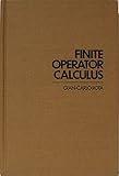 Finite operator calculus