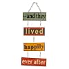 And They Lived Happily Ever After Retro Metal Hanging Sign
