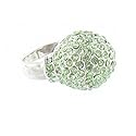 schmuck-art female Ring LuxuryLine Strass peridot 21633