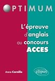 Epreuve d'Anglais au Concours Acces