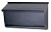 Solar Group L4010WB0 Extra Large Horizontal Wall Mount Mailbox, Black