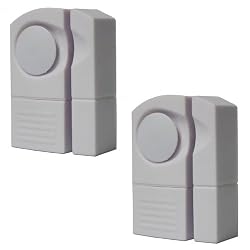 2 Sets-Buffalo Tools DWASET 2-Piece Door & Window Entry Alarm Set