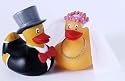 Brunhilde & Bruno Hochzeit, Ente, "Badeente", Hochzeitstorten Dekoration
