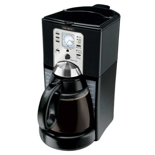 Mr Coffee Black and Stainless Steel 12-Cup Programmable Coffeemaker FTX33GTF Mr Coffee Black and Stainless Steel 12-Cup Programmable Coffeemaker FTX33GTF