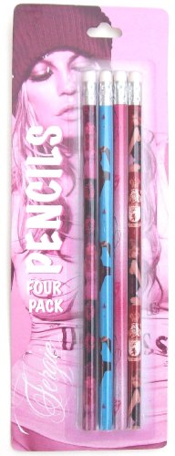 4 Fergie Pencils Black Eyed Peas