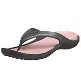 crocs Athens Thong Sandal,Charcoal/Cotton Candy,Mens 6 M/Womens 8 M