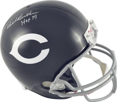 Dick Butkus Autographed Helmet | Details: Chicago Bears, Throwback, HOF'79 Inscription, Riddell Replica Helmet