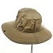 Big Size Floatable Nylon Oxford Hat - Khaki (For Big Head)