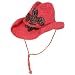 Cowboy Cowgirl Fleur De Lis Crystals Fedora Hat Fuschia Pink