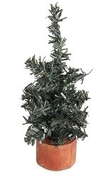 Club Pack of 24 Mini Pine Artificial Village Christmas Trees 4" - Unlit
