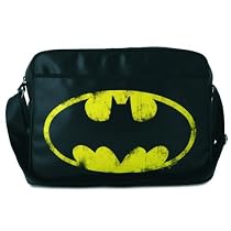 BATMAN SPORT TASCHE von Logoshirt umhängetasche retro bag kunstleder