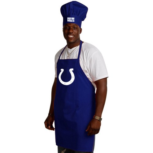 NFL Indianapolis Colts Chef Hat and Apron Set