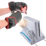 Remote Nunchuk Charger with battery + sports Boxing Gloves for Wii