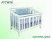 AFG Baby Furniture 4689AW The Alice 4-in-1 Crib - White