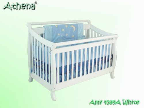 AFG Baby Furniture 4689AW The Alice 4-in-1 Crib - White