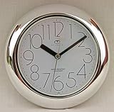 Water Resistant Wall Clock with Quiet Sweep Movement