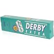 100 Derby Extra Stainless Steel Double Edge Safety Razor Blades. Available in different quantities via drop-down menu below!