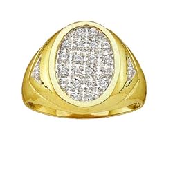 Nice 1/4 Ctw. Men’s Genuine Diamond Yellow Gold Ring
