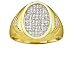 Nice 1/4 Ctw. Men's Genuine Diamond Yellow Gold Ring